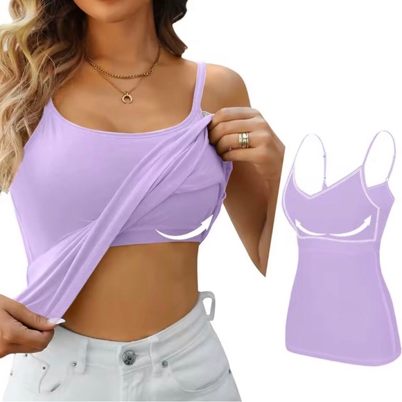 Tops - Lavender Cami Tank Top NWT Size xxxl